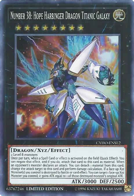 Number 38: Hope Harbinger Dragon Titanic Galaxy card image