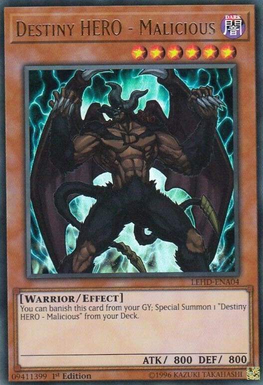 Destiny HERO - Malicious (UR) card image