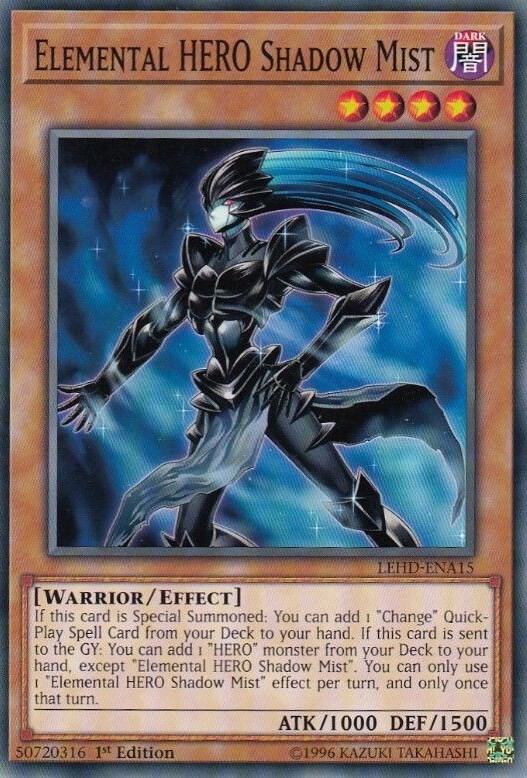 Elemental HERO Shadow Mist card image