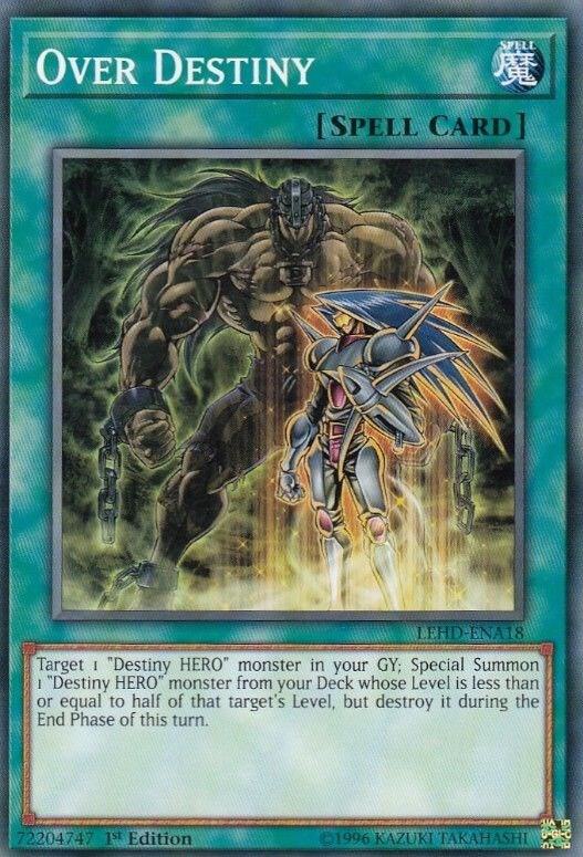 Over Destiny card image
