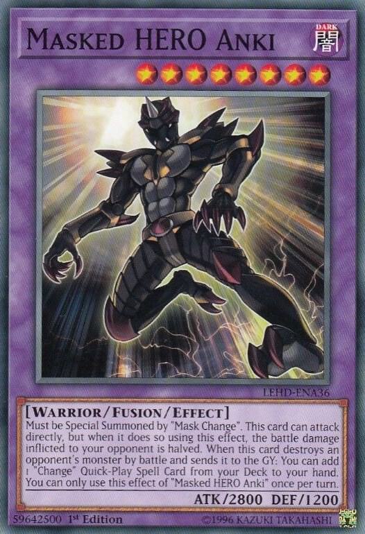 Masked HERO Anki card image