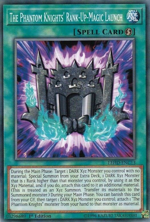 The Phantom Knights' Rank-Up-Magic Launch card image