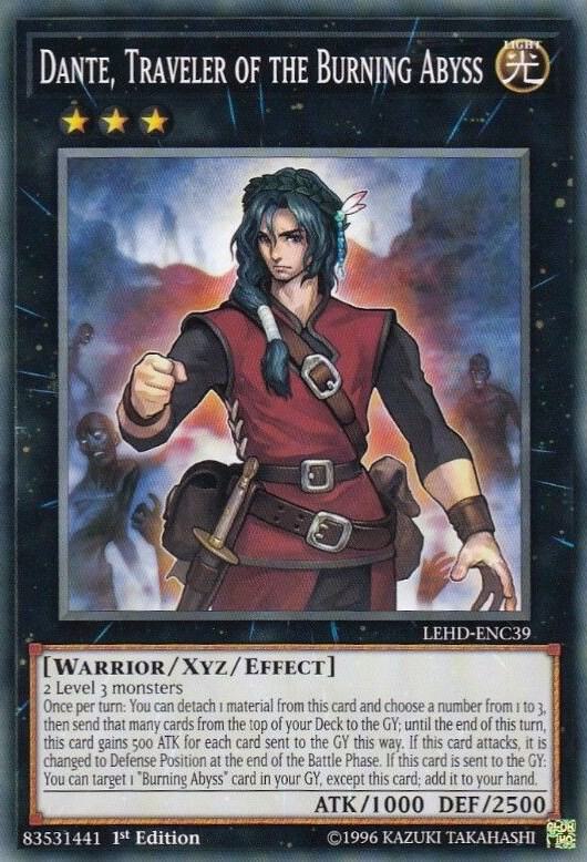 Dante, Traveler of the Burning Abyss card image