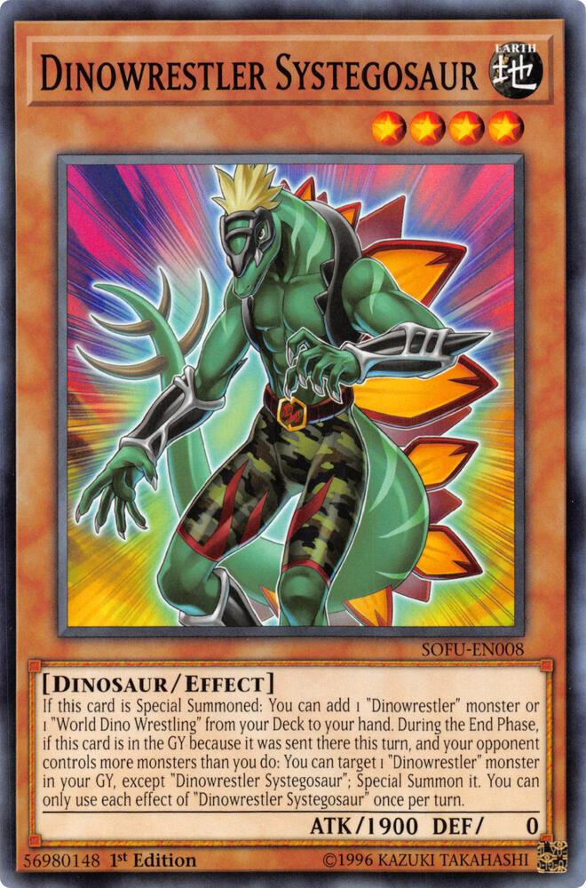 Dinowrestler Systegosaur card image