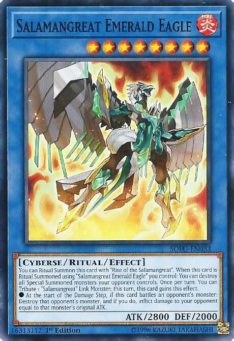 Salamangreat Emerald Eagle card image