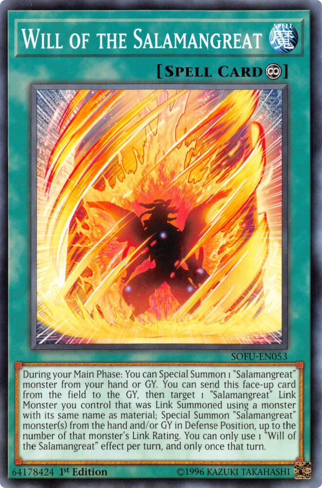 Will of the Salamangreat card image