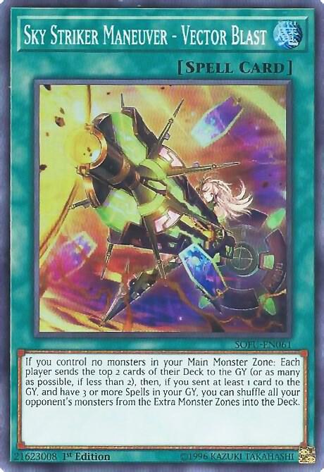 Sky Striker Maneuver - Vector Blast card image