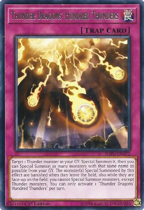 Thunder Dragons' Hundred Thunders card image