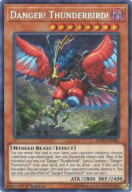 Danger! Thunderbird! card image
