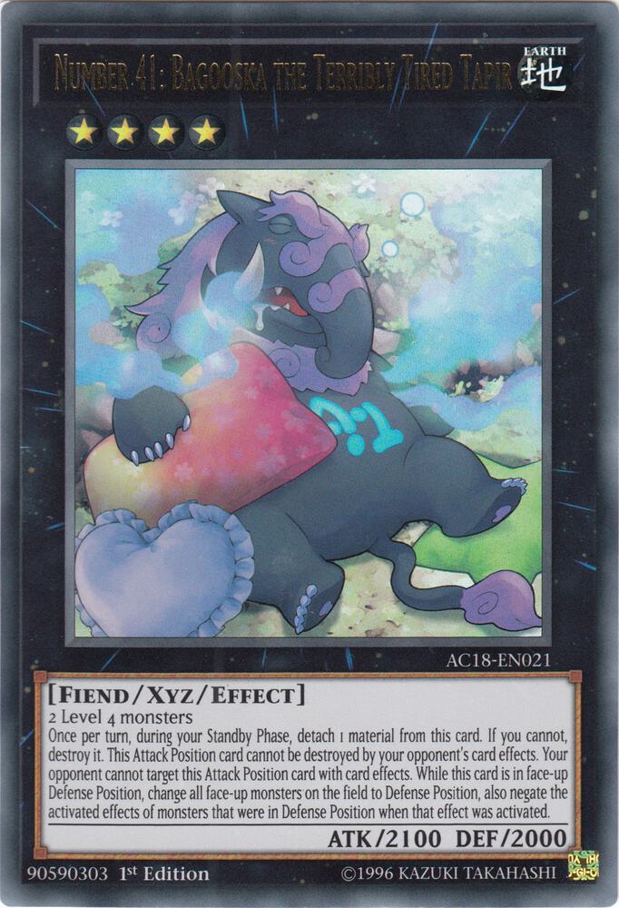 Number 41: Bagooska the Terribly Tired Tapir card image