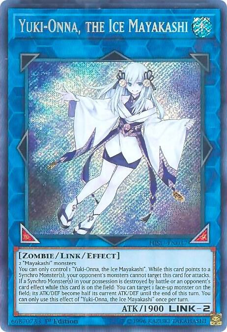 Yuki-Onna, the Ice Mayakashi card image
