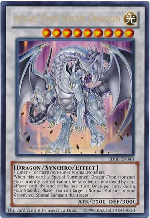 Azure-Eyes Silver Dragon (Oversized) (Silver Dragon) card image