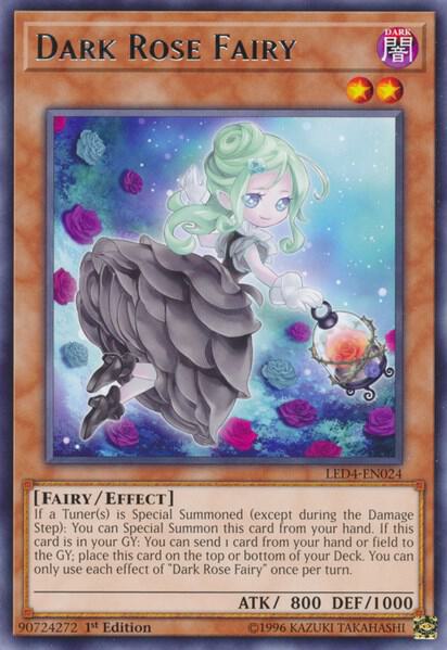 Dark Rose Fairy card image