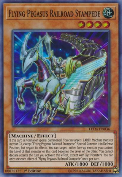 Flying Pegasus Railroad Stampede card image