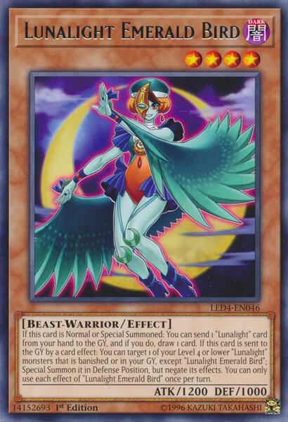 Lunalight Emerald Bird card image