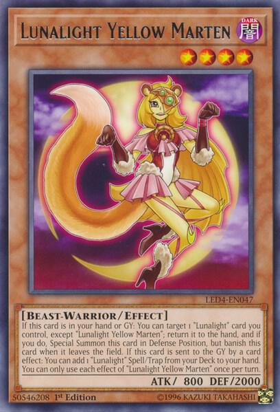 Lunalight Yellow Marten card image