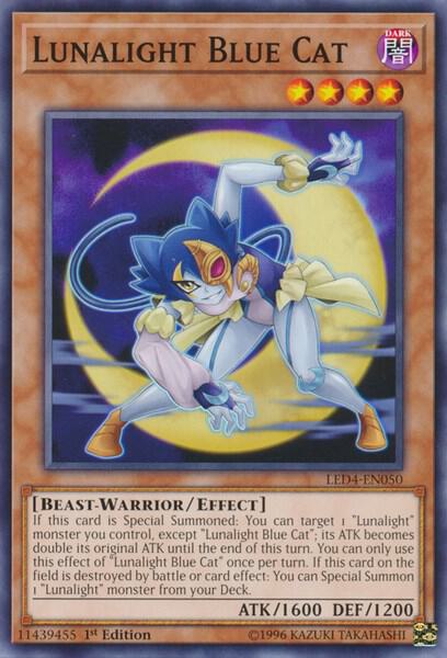 Lunalight Blue Cat card image