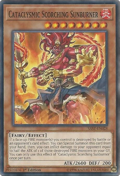 Cataclysmic Scorching Sunburner card image