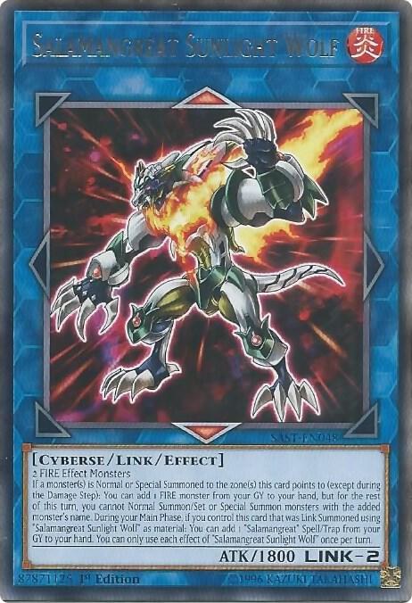 Salamangreat Sunlight Wolf card image