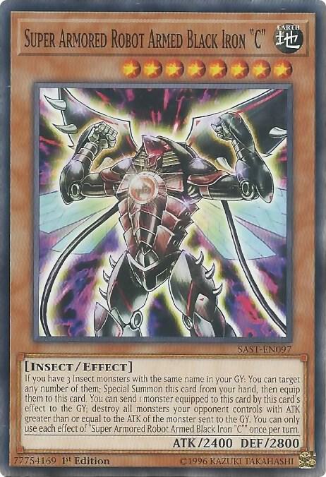 Super Armored Robot Armed Black Iron "C" card image