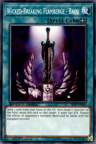 Wicked-Breaking Flamberge - Baou card image