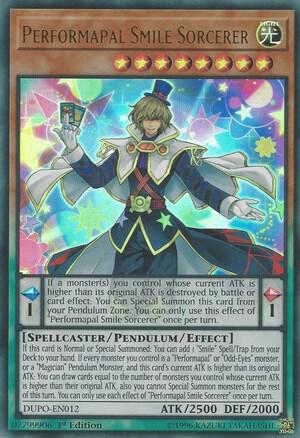 Performapal Smile Sorcerer card image