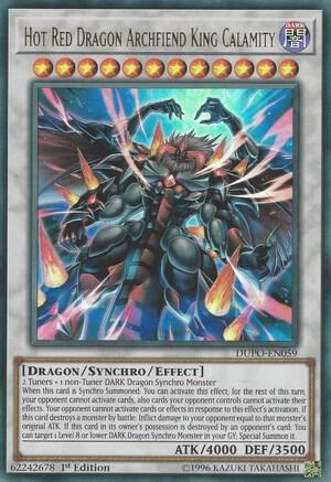 Hot Red Dragon Archfiend King Calamity card image