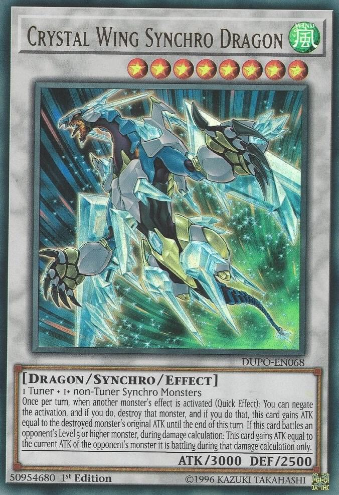 Crystal Wing Synchro Dragon card image