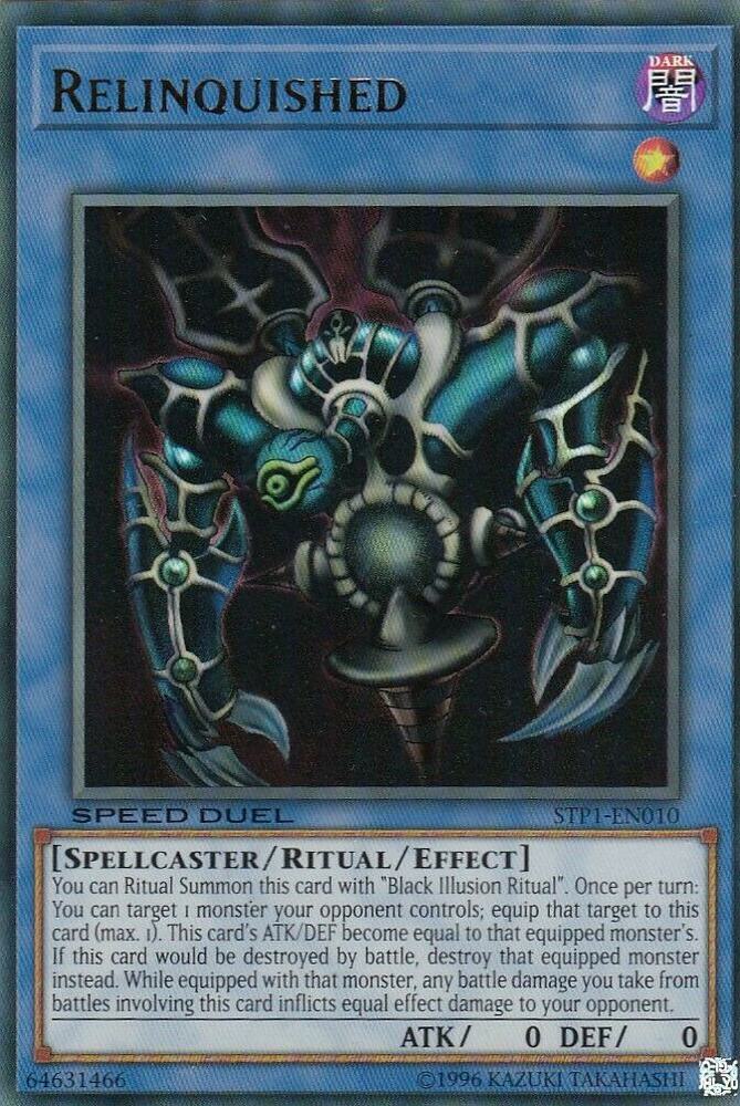 Relinquished card image
