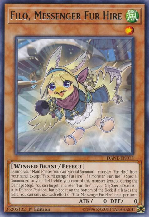 Filo, Messenger Fur Hire card image