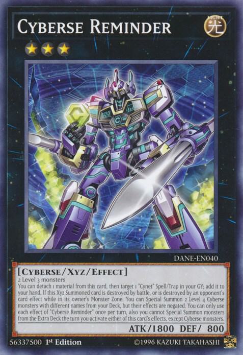 Cyberse Reminder card image
