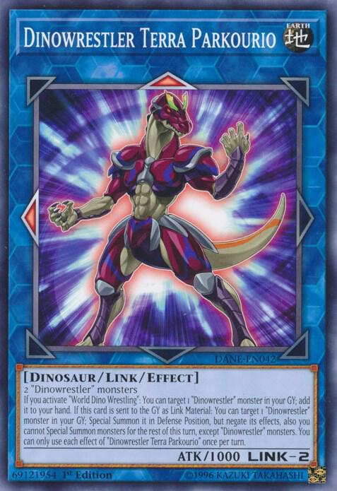 Dinowrestler Terra Parkourio card image