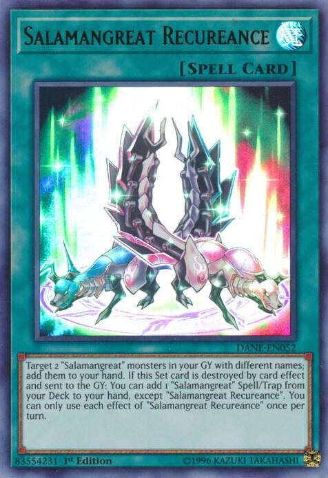 Salamangreat Recureance card image
