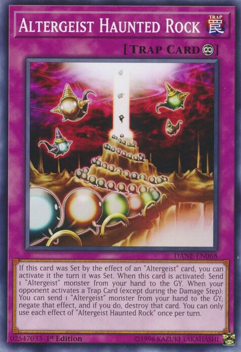 Altergeist Haunted Rock card image