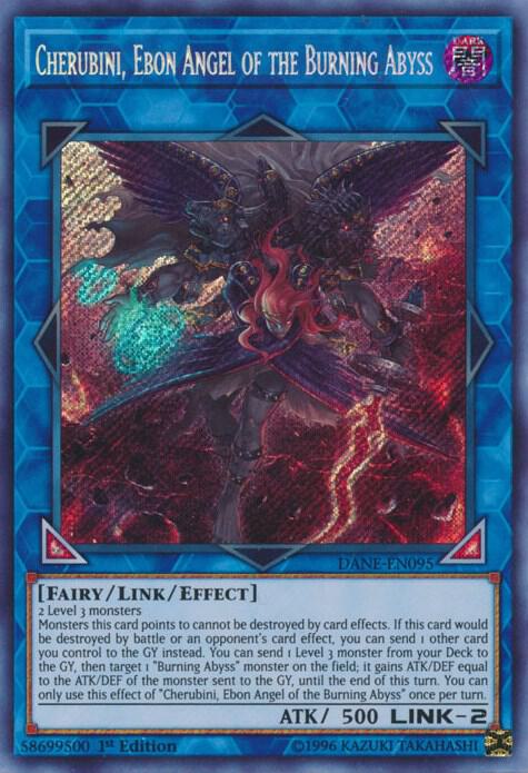 Cherubini, Ebon Angel of the Burning Abyss card image