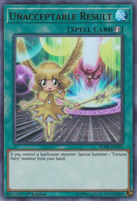 Unacceptable Result card image