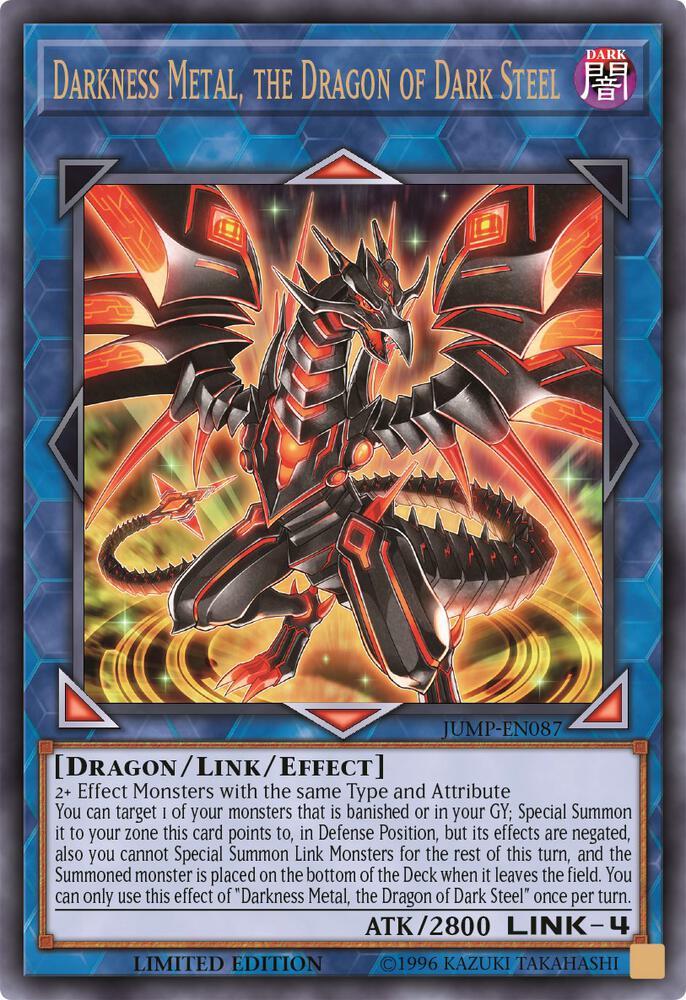 Darkness Metal, the Dragon of Dark Steel card image