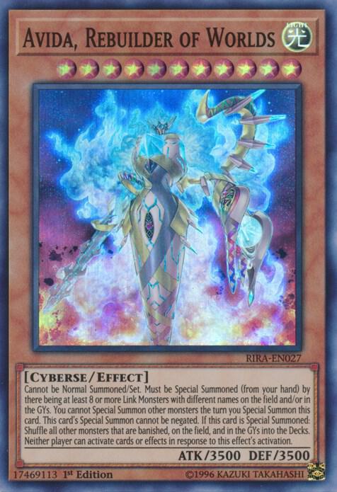 Avida, Rebuilder of Worlds card image