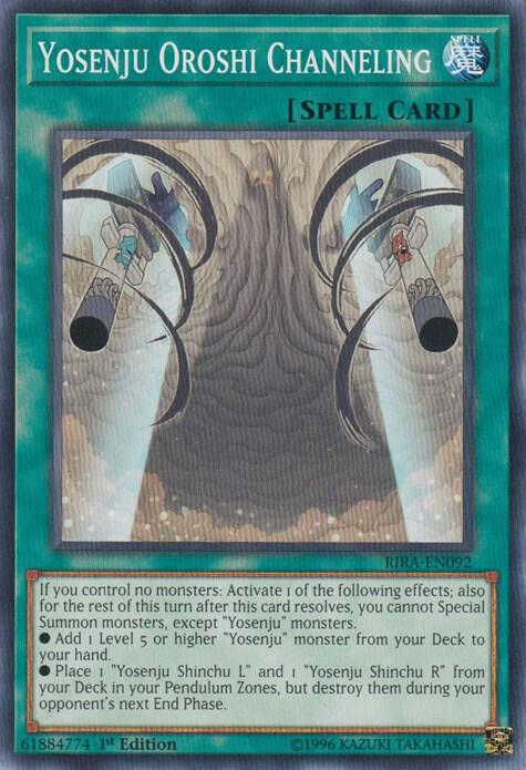 Yosenju Oroshi Channeling card image
