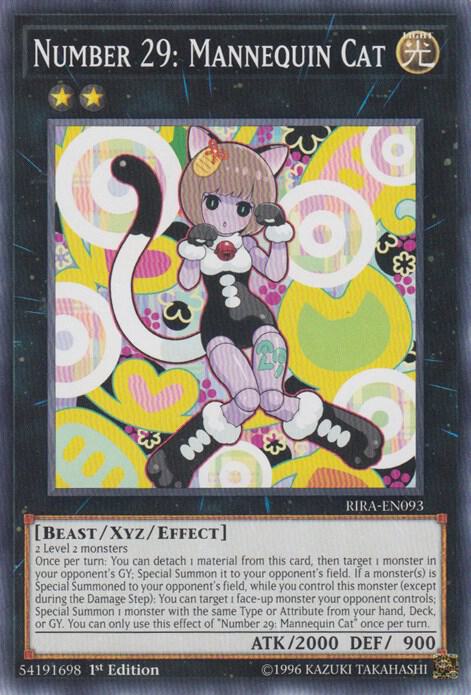 Number 29: Mannequin Cat card image