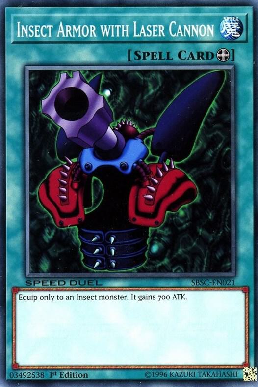 Insect Armor with Laser Cannon card image