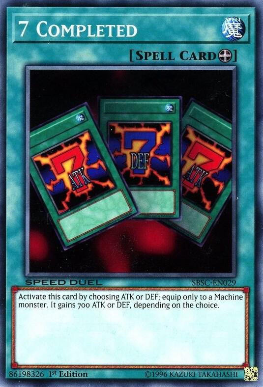 7 Completed card image