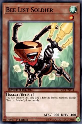 Bee List Soldier card image