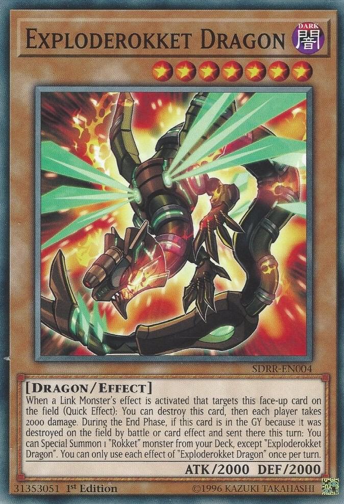 Exploderokket Dragon card image