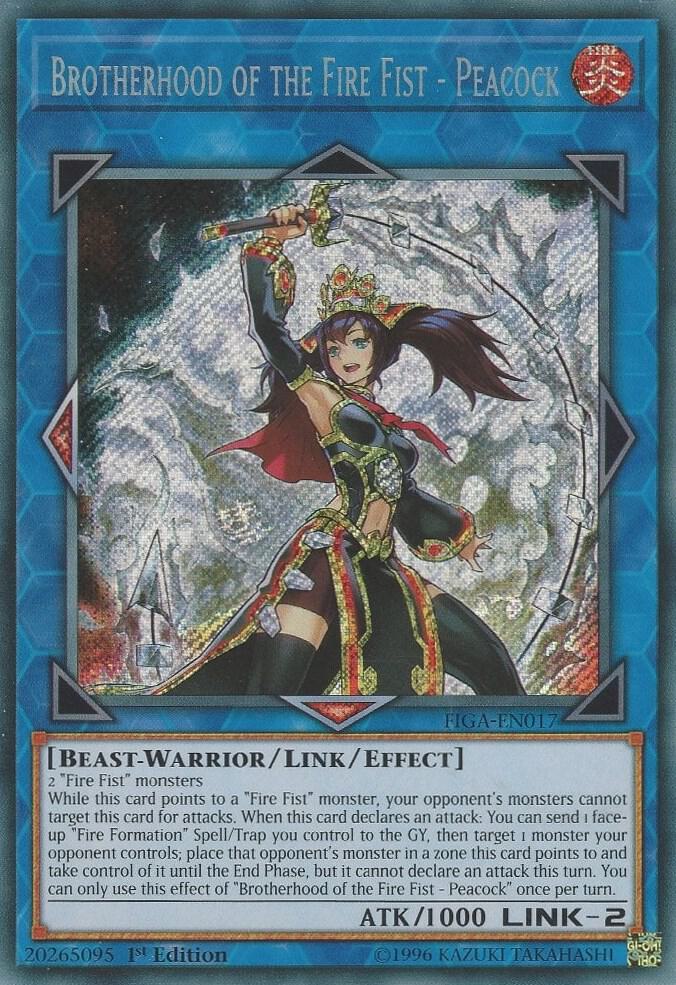 Brotherhood of the Fire Fist - Peacock card image