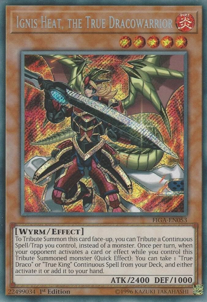 Ignis Heat, the True Dracowarrior card image