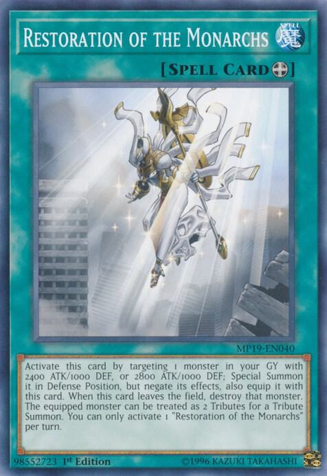 Restoration of the Monarchs card image
