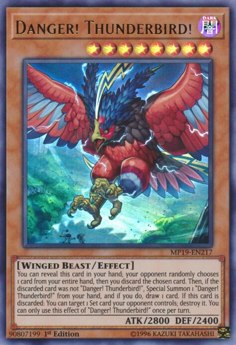 Danger! Thunderbird! card image