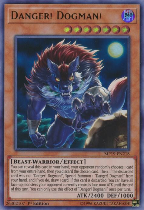 Danger! Dogman! card image
