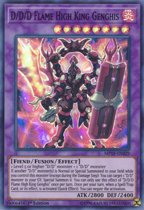 D/D/D Flame High King Genghis card image